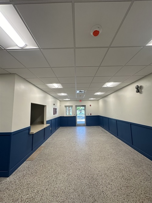 Renovated Interior Hallway at Legion Park