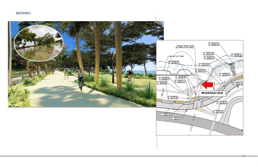 Morningside Park Section C Walk Path Rendering