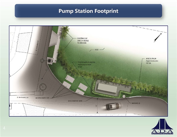 S. Bayshore Lane Pumpstation Phase II Presentation - Pumpstation Footprint Image