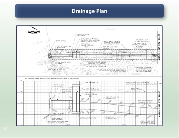 S. Bayshore Lane Pumpstation Phase II Presentation - Drainage Plan