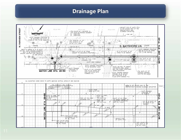 S. Bayshore Lane Pumpstation Phase II Presentation - Drainage Page 2