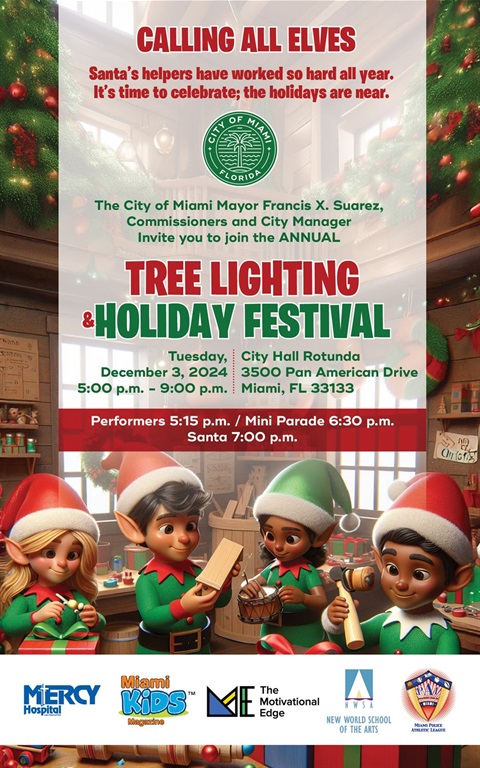 2024 City of Miami Annual Tree Lighting and Holiday Festival Flyer_.jpg