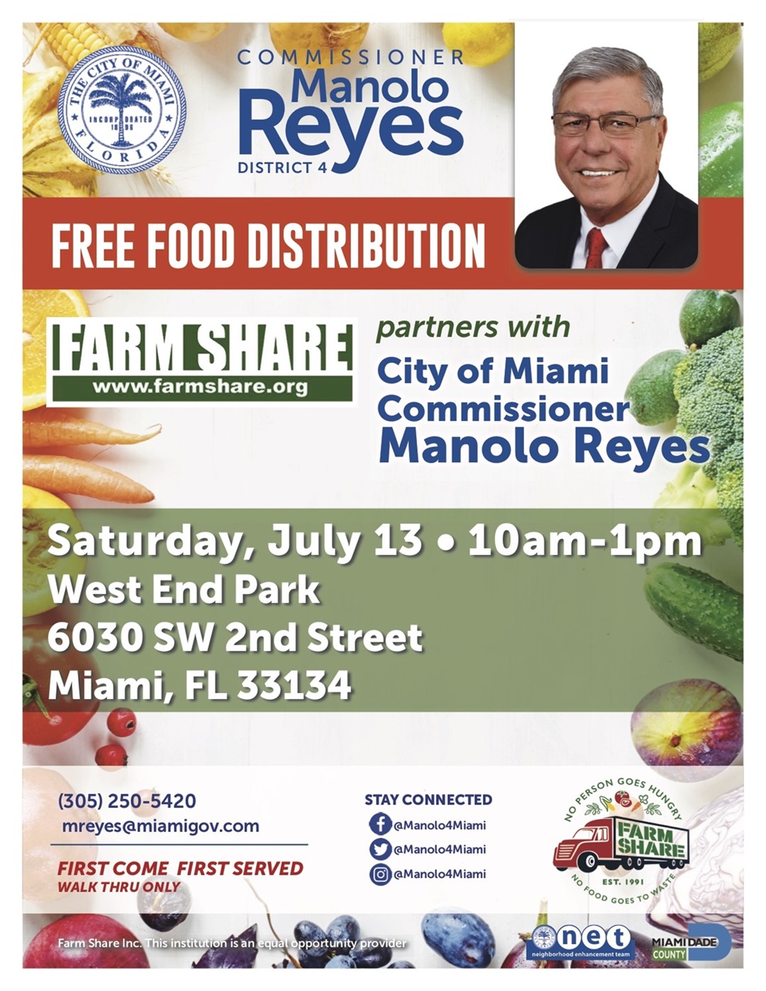 Farm Share Food Distribution Miami